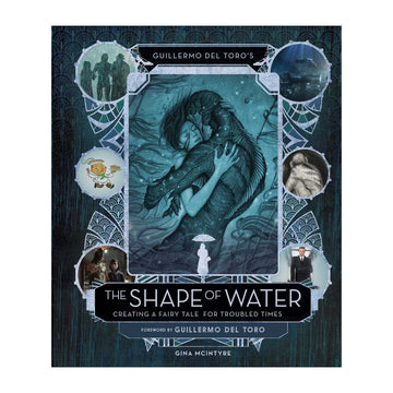 Book cover of 'The Shape of Water' with illustrations and text